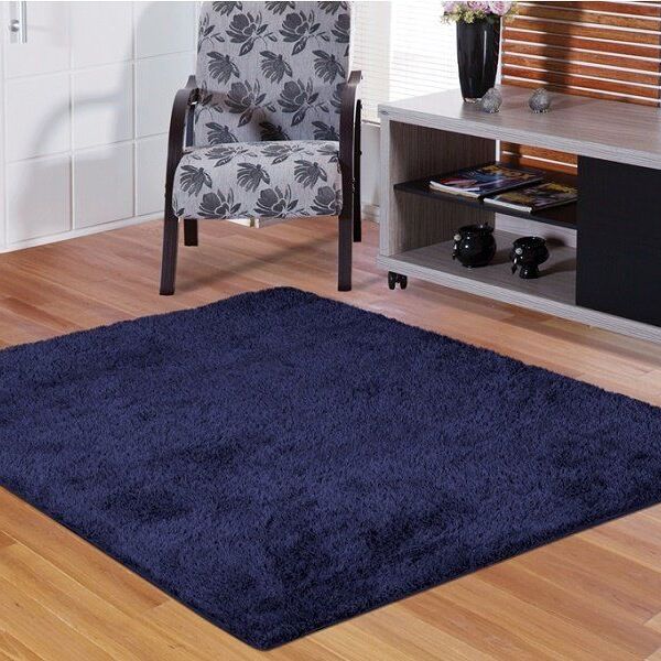 Tapete Sala/Quarto 140x200 Delhi Navy | Asiatex